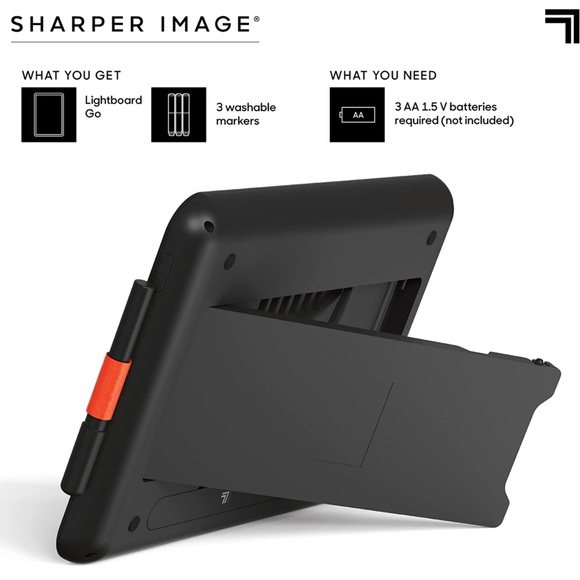 Sharper Image LightBoard LED Writing Pad with Stand. - Picture 4 of 8